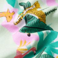 Детски къси панталони с шнурове, светла мента, 92