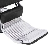 Фризьорски стол, черен, 68x69x116 см, изкуствена кожа