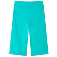 Детски панталон с широки крачоли, мента, 116