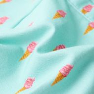 Детски къси панталони с шнурове, светла мента, 104