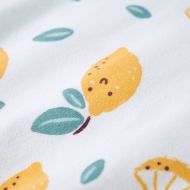 Детска тениска със завързване отпред, екрю, 104