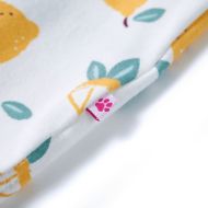 Детска тениска със завързване отпред, екрю, 140