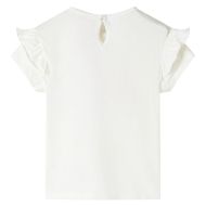 Детска тениска, екрю, 92
