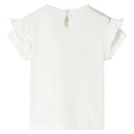 Детска тениска, екрю, 128