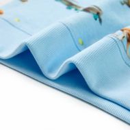 Детски суитшърт, светлосин меланж, 92