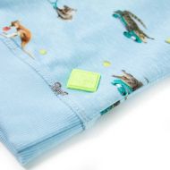 Детски суитшърт, светлосин меланж, 116