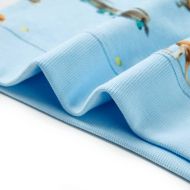 Детски суитшърт, светлосин меланж, 116