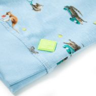 Детски суитшърт, светлосин меланж, 128