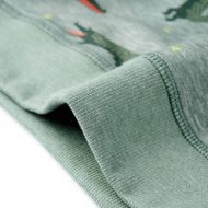 Детски суитшърт, светло каки меланж, 92