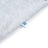 Детска поло тениска, сив меланж, 116