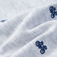 Детска поло тениска, сив меланж, 116