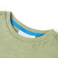 Детска тениска, светло каки, 140