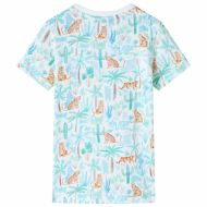 Детска тениска, екрю, 104