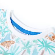 Детска тениска, екрю, 128