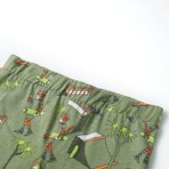 Детска пижама с къс ръкав, светлооранжева, 104