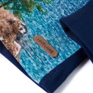 Детска тениска с дълъг ръкав, нейви, 104