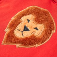 Детски суитшърт с качулка, червен, 92