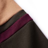 Детски суитшърт, тъмно каки и камел, 140