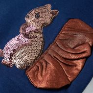 Детски суитшърт, тъмносин, 92