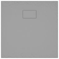 Душ корито, SMC, сиво, 80x80 см