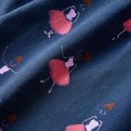 Детска рокля, тъмносиня, 92