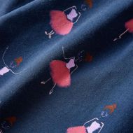 Детска рокля, нейви синьо, 140