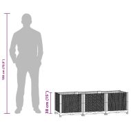 Повдигната леха, 120x40x38 см, полипропилен