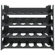 Поставка за вино за 24 бутилки PP с възможност за подреждане