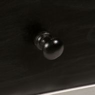 ТВ шкаф, мангово дърво масив и стомана, 120x30x45 cм