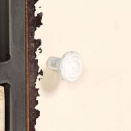 ТВ шкаф, мангово дърво масив и стомана, 120x30x45 cм