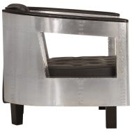 Фотьойл Aviator, черен, естествена кожа