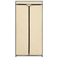 Гардероб, кремав, 75x50x160 см