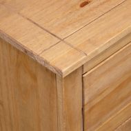 Сайдборд, 93x40x80 см, бор масив, стил Панама