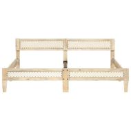 Рамка за легло, мангова дървесина масив, 200 см