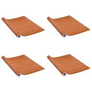 Самозалепващо фолио за врати, 4 бр, светъл дъб, 210x90 см, PVC