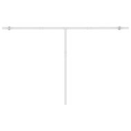 Свободностояща автоматична тента, 450x350 см, оранжево/кафяво