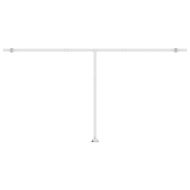 Свободностояща ръчно прибираща се тента 600x350 см синьо/бяло