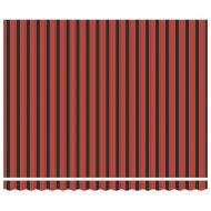 Сгъваем навес Оранжево и кафяво 400 x 300 cm текстил