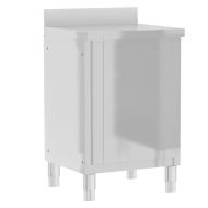 Кухненски шкафове за търговци, 3 бр., неръждаема стомана