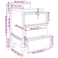 Кухненски шкафове за търговци, 3 бр., неръждаема стомана