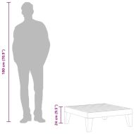 Градинска маса, 68,5x68,5x24 см, акация масив