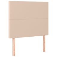 Боксспринг легло с матрак, капучино, 90x200 см, изкуствена кожа