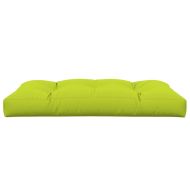 Палетна възглавница, яркозелена, 120x80x12 см, текстил
