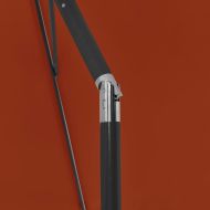 Плажен чадър, теракота, 180x120 см