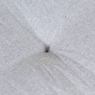 Възглавница за палетен диван, сива, 120x80x10 см