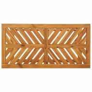 Комплект за почивка в градина Кафяво Масивна акациева дървесина