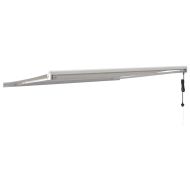 Прибираща се тента кремава 4x3 м плат и алуминий