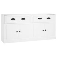 Сайдборди, 2 бр, бели, инженерно дърво