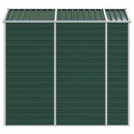 Градинска барака, зелена, 191x215x198 см, поцинкована стомана