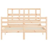 Рамка за легло с табла Double масивно дърво
